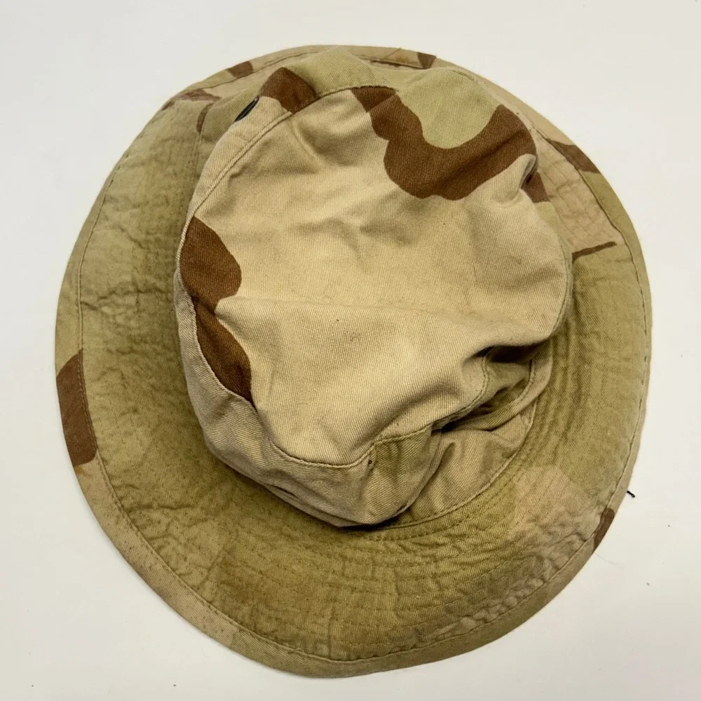 Bernard Cap Co Boonie Hat Tan Desert Camo Unisex 7 1/4 Military Sun Hat 0307